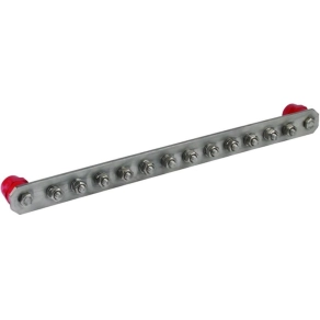   DEHN 472239 Potenciálkiegyenlítő sín fedél nélkül NIRO M10-es csavarokkal 12 csatlakozással PAS I 12AP M10 V2A