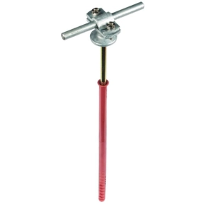  DEHN 273742 Vezetőtartó Rd 7-10 mm-hez St/tZn felső bilinccsel ZG műanyag dübellel 230 mm LH ZS 7.10 AB D10X240 STTZN ZG