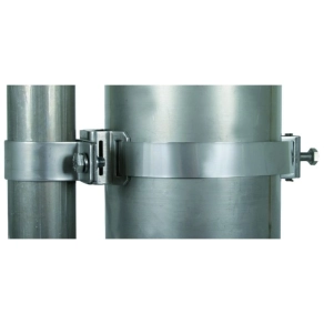   DEHN 105360 Rögzítőbilincs D 50 mm-es támasztócsövekhez feszítőszalaggal D 50-300 mm-es csövekhez DEHNiso-Combi-hoz BS D50 SB50.300 V2A