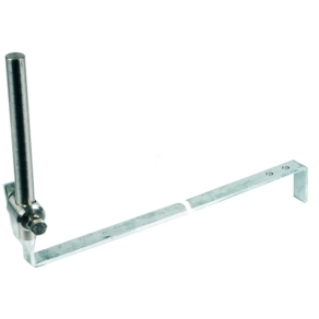   DEHN 223005 Felfogórúd-tartó támasztólemezzel L 475 mm St/tZn ferde tetőhöz NIRO Rd 16 mm csappal SH BB16 L475 WS V2A STTZN