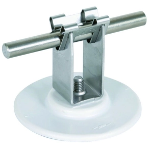   DEHN Tetővezető-tartó DEHNgrip magasság 32 mm NIRO öntapadós ragasztópaddal D 67 mm Rd 8mm 297120