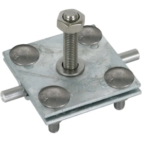   DEHN 478141 Csatlakozókapocs földelési fixponthoz M10 Rd 7-10/Fl30-40 mm-hez St/tZn AK 7.10 FL40 GBM10X45 STTZN