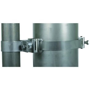  DEHN 105361 Rögzítőbilincs D 50 mm-es támasztócsövekhez szektorantennákhoz 30 mm-es távtartással D 50-300 mm BS D50 DS30 SB50.300 V2A
