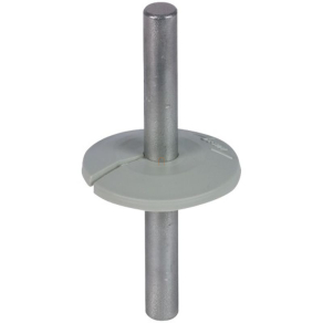   DEHN 276056 Csepegő víz ellen védő lemez műanyag szürke bemetszett D 37 mm magasság 4,7 mm furat 7,5 mm MS 37 4.7 B7.5 K GR