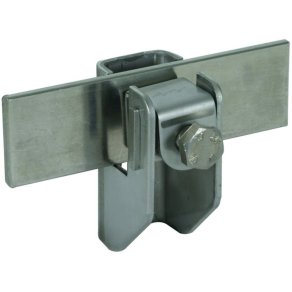   DEHN Fali laposacél/szalag tartó leszorítódarabbal NIRO Rd 6-10/Fl 11 mm-hez, faltávolság 11mm 277239 FRH 11 6.10 WA11 B7 V2A