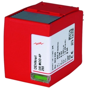   DEHN 953020 3. típusú túlfeszültség-védelmi modul 255 V 4-pólusú DEHNrail M-hez DR MOD 4P 255