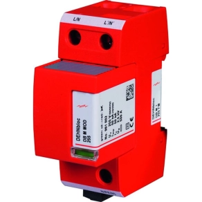   DEHN DB M 1 255 FM 1. típusú koordinált villámáram-levezető DEHNbloc M távjelző érintkezővel 961125