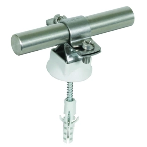   DEHN 274260 Felfogó- földelőrúd-tartó NIRO Rd 16 mm-hez facsavarral és műanyag dübellel D 8 mm SH ZS 16 KS KD8X40 V2A