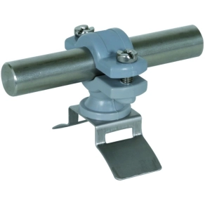   DEHN Földelőrúd-tartó műanyagból Rd 16 mm-hez NIRO rögzítőrésszel 14x0,3 mm-es feszítőszalaghozrn 275716