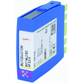   DEHN 920538 Túlfeszültség-védelmi modul gyújtószikramentes áramkörökhöz BLITZDUCTOR XT Ex (i) BXT ML2 BD HF EX 6