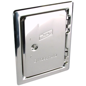   DEHN 476020 Vizsgáló ajtó NIRO négyszögletű kulccsal nyitható külső méretek 290x230 mm RTUP 290X230 VKS V2A