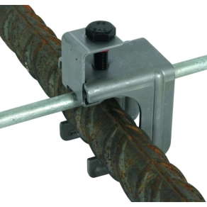   DEHN MAXI nyomó-kengyelkapocs St/fekete acél D 20-32 mm-hez vagy Fl 40x4-5 mm-hez 308036