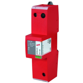   DEHNvenCI egypólusú kombi villámáram-levezető 255 V AC beépített előtét-biztosítóval DVCI 1 255 961200