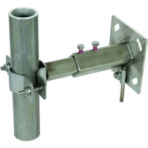   DEHN 105344 Fali rögzítőbilincs NIRO D 40-50 mm támasztócsövekhez 150-200 mm változtatható faltávolsággal WB D40.50 V150.200 V2A