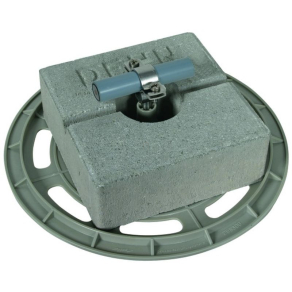   DEHN Tetővezető-tartó műa. alátétlappal betontalppal HVI vezetékhez 20-23 mm -készlet- 253229 DLH ZS 20 23 V2A BES180 GP300 K