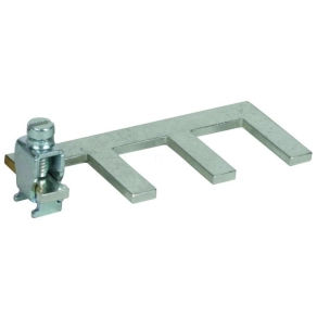   DEHN EB 1 3 1.5 Földelősín egyfázisú 3-pólusú 1,5 modul csatlakozókapocs max. 25 mm2-ig 900418