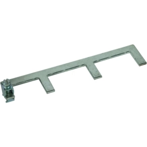   DEHN EB 1 3 10 Földelősín egyfázisú, 3-pólusú, 10 modul, csatlakozókapocs max. 25 mm2 900461