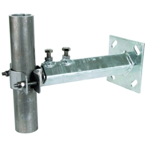   DEHN 105347 Fali rögzítőbilincs St/tZn D 40-50 mm-es támasztócsövekhez 230-400 mm változtatható faltávolsággalrnWB D40.50 V230.400 STTZN V2A