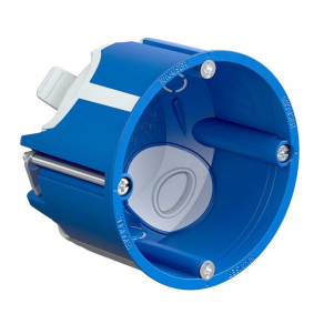   Gipszkarton doboz 1-es, d68mm, 49mm mély, hangszigetelő, kék 9069-03 Kaiser