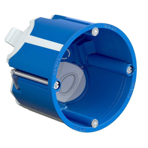   Gipszkarton doboz 1-es, d68mm, 61mm mély, hangszigetelő, kék 9069-04 Kaiser