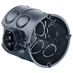   Kaiser 1555-04 60-as szerelvénydoboz, 66mm mély, 4 csavarhellyel, halogénmentes