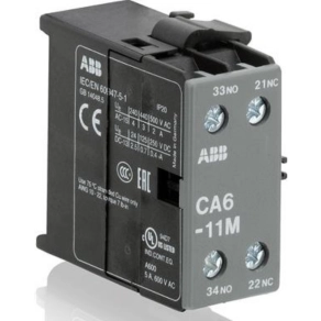   ABB GJL1201317R0003 1+1 záró/bontó segédérintkező minikontaktorhoz oldalra felpattinható CA6-11M