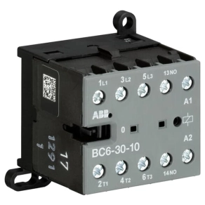   ABB GJL1213001R0101 BC6-30-10-24DC 4 kW / 8 A AC3, minikontaktor, 3P+1NO, tek. csavaros