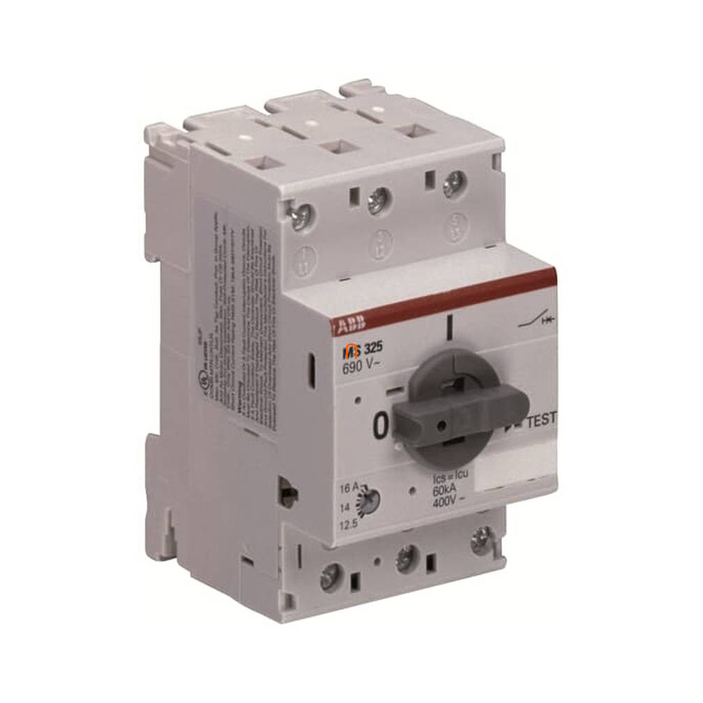 ABB MS325-9 motorvédő, 6.3-9A, 100kA, 1SAM150000R1010