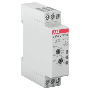   ABB 1SVR500100R0000 Elektronikus időrelé, 0,05s-100h, 24- 48 V DC, 24- 240 V AC CT-ERD.12