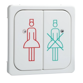   Schneider Electric ELSO Mediopt care® - 731024 - Hívó/Nyugtázó nyomógomb burkolat, fehér