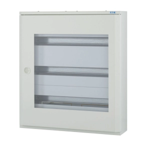   Eaton falon kívüli komplett installációs elosztó átlátszó ajtóval IP30, bf-ot-3/72-g-c-103110
