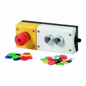   Eaton asi komplett ki-be+vészleállító készülék, m22-i1/2-m1-asi-107405