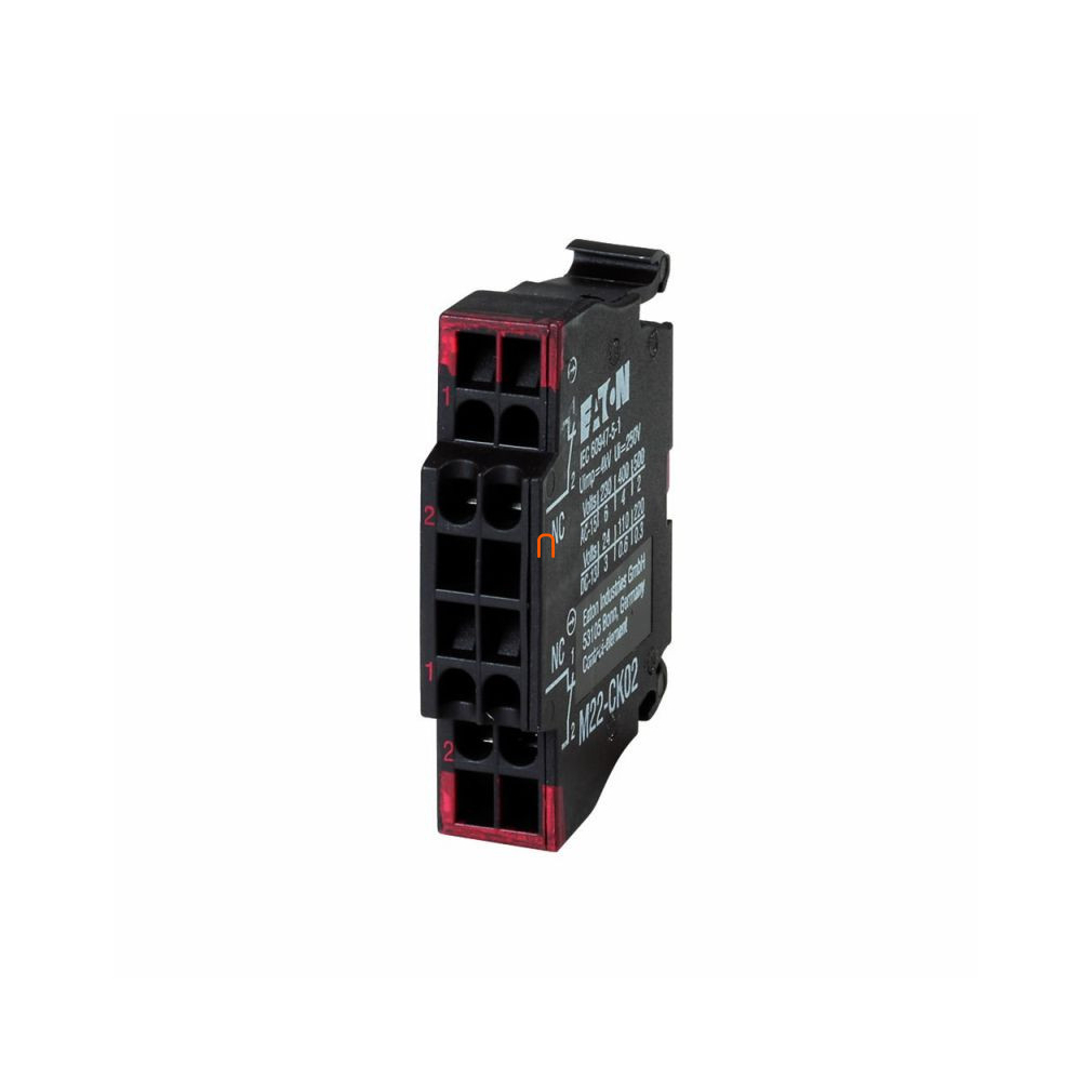 M22-CK02 Érintkezőelem, 2ny, előlapra, feszítőrugós 107899 Eaton