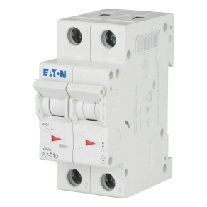Eaton kismegszakító, 10kA, kétpólusú, pl7-d1/2-108184