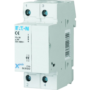   Eaton C10-SLS/32/2 biztosítós szakaszoló, hengeres biztosítókhoz 112222