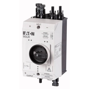  Eaton PV szakaszolókapcsoló 20A dc, 2xmc4/1xmc4, sol20/2mc4-120915
