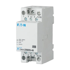   Eaton installációs kontaktor, 4z, 25A, 230V AC/DC, cmuc230/25-40-137309