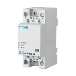   Eaton installációs kontaktor, 2z+2ny, 25A, 24V AC/DC, cmuc24/25-22-137402