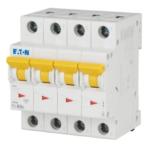   Eaton kismegszakító, 10kA, négy pólusú, pl7-b25/4-165155