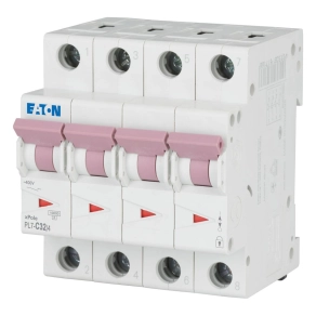   Eaton kismegszakító, 10kA, négy pólusú, pl7-c32/4-165183