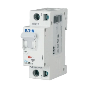 Eaton kismegszakító, 10kA, 1P+0, pl7-b1/1n-165214
