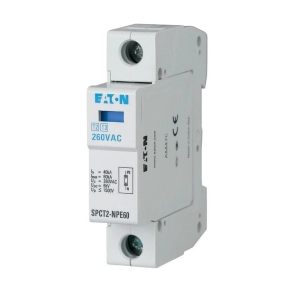   Eaton komplett túlfeszültség levezteő, c, 1p+n, uc=260V AC, spcT2-npe60/1-167618