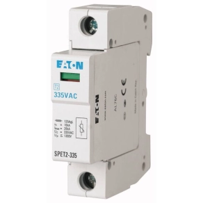   Eaton komplett túlfeszültség levezető C, 1P, Uc=335VAC, 4,5kA SPET2-335/1 - 168695