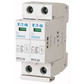   Eaton komplett túlfeszültség levezető C, 2p, Uc=335VAC, 4,5kA SPET2-335/2 - 168696