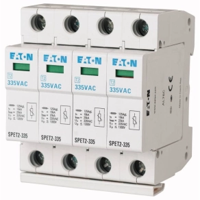  Eaton komplett túlfeszültség levezető C, 4p, Uc=335VAC, 4,5kA SPET2-335/4 - 168698
