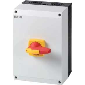   Eaton főkapcsoló 125A 3+N tokozott, lakatolható, piros-sárga, dmm-125/3n/i5/p-r-172848