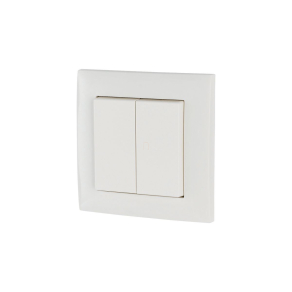   Eaton 2x-es rádiós falikapcsoló készlet, 55mm keret, fehér, cpad-00/194-173412