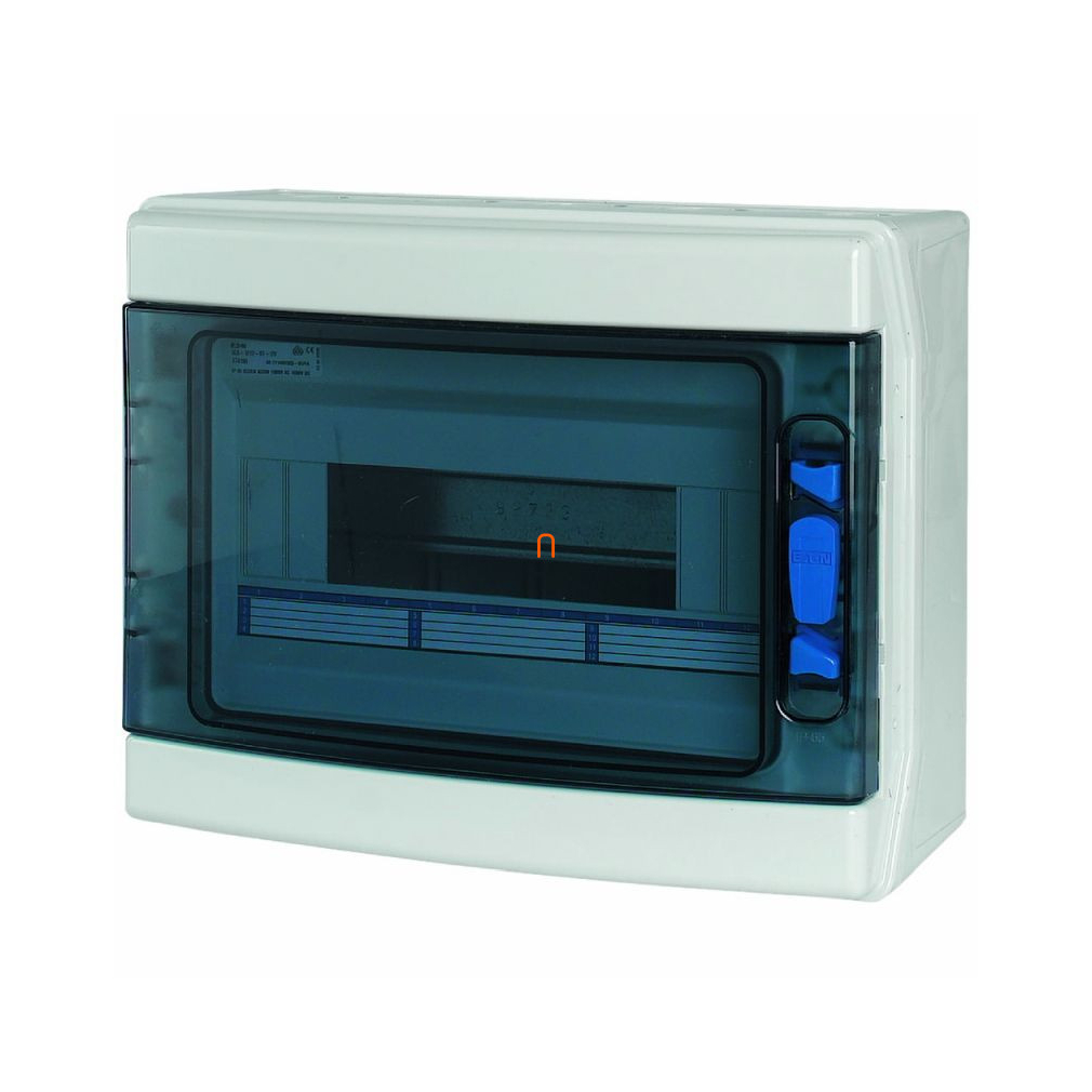 IKA-1/12-ST-UV Falon kívüli kiselosztó IP65 1 sor 12TE, átlátszóajtó,+PE/N 174190 Eaton
