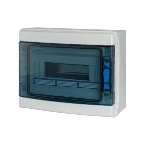   Eaton falon kívüli kiselosztó IP65 1sor 12te, átlátszó ajtó, +pe/n, ika-1/12-st-uv-174190