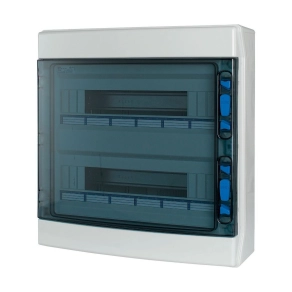   Eaton falon kívüli kiselosztó IP65 2sor 36te, átlátszó ajtó, +pe/n, ika-2/36-st-uv-174194